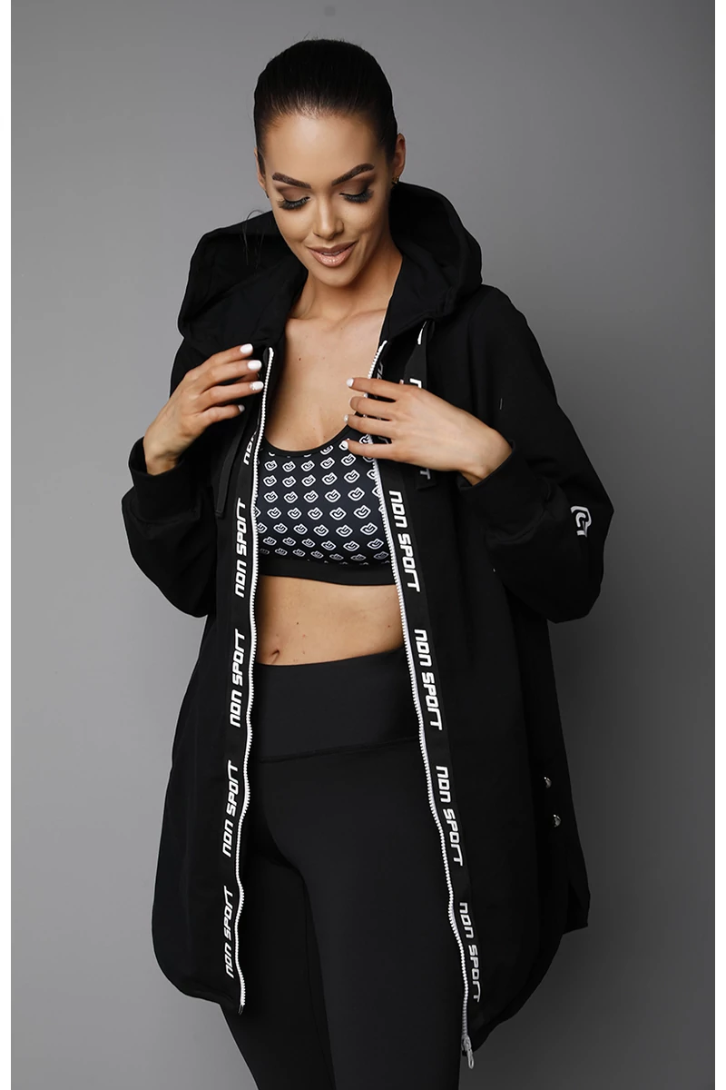 NŐI HOSSZÍTOTT CIPZÁROS KAPUCNIS FELSŐ ZSANNA_NDN SPORT