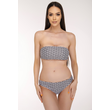 PÁNT NÉLKÜLI BIKINI FELSŐ,FEKETE-FEHÉR