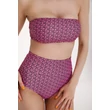 MAGASÍTOTT DEREKÚ PINK-FEKETE BIKINI ALSÓ