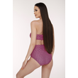 MAGASÍTOTT DEREKÚ PINK-FEKETE BIKINI ALSÓ