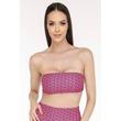 PÁNT NÉLKÜLI BIKINI FELSŐ,PINK-FEKETE
