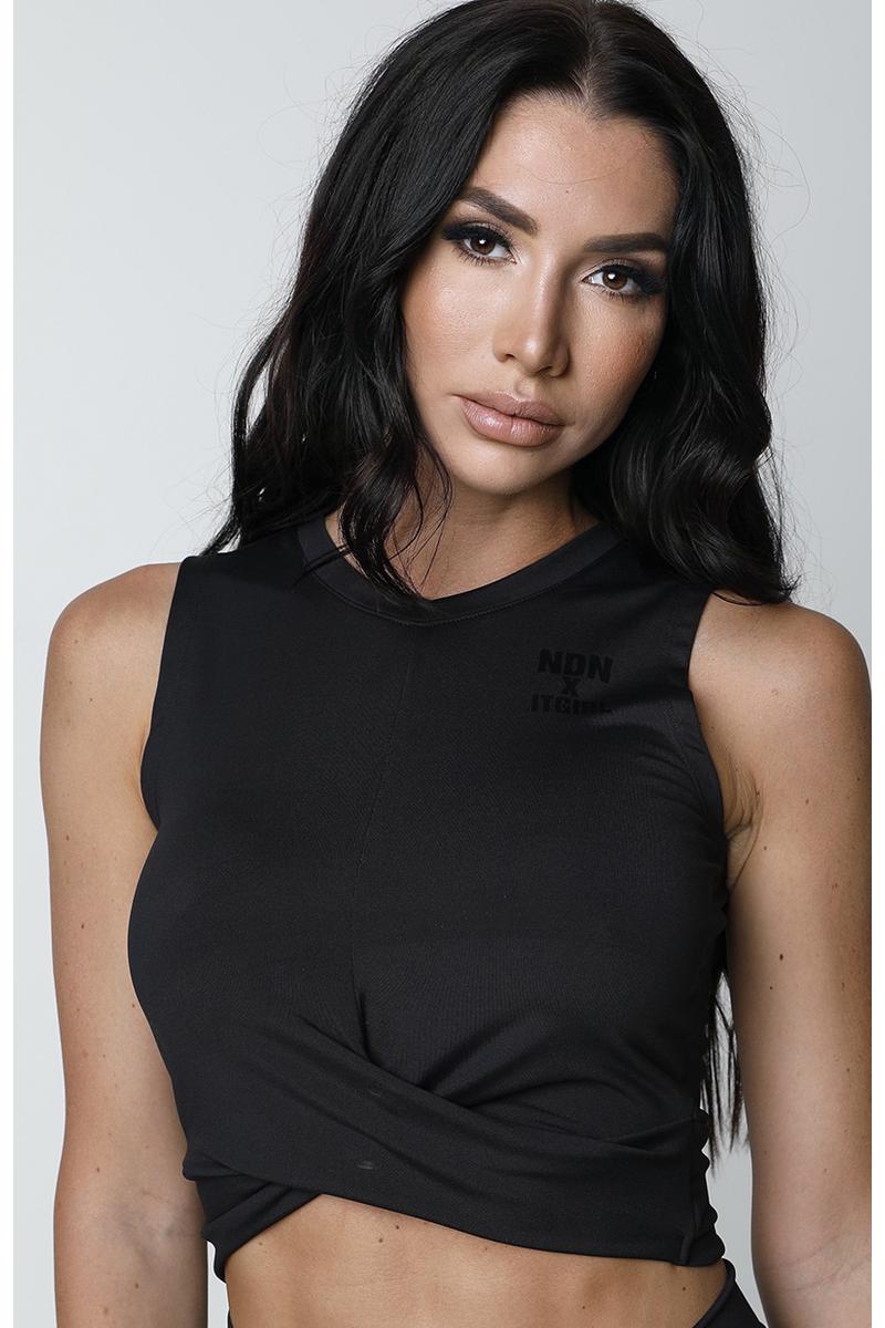 JARA NŐI CSAVART DEREKÚ CROP TOP-NDNSP